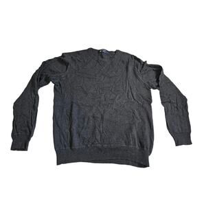 J Crew Dark Gray Crewneck Sweater Medium